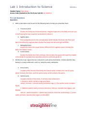 BIO201L Lab 1 Upload Document.docx.pdf - Lab 1 Introduction to Science ... 