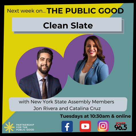 Clean Slate: NYS Assembly Members Jon Rivera And Catalina Cruz On The ...