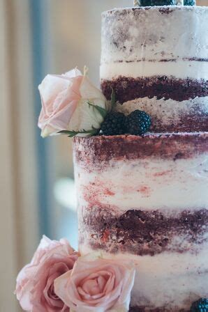 DIY Red Velvet Naked Wedding Cake