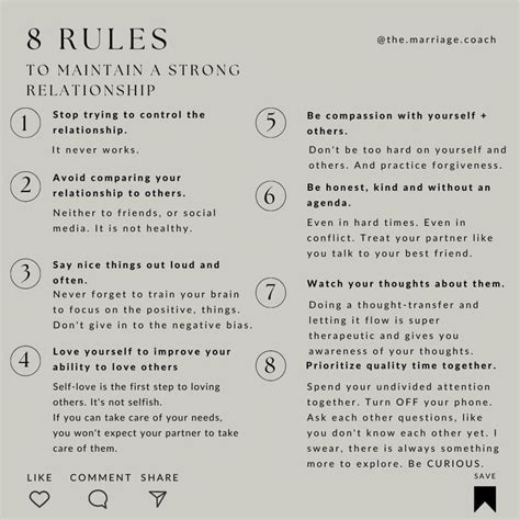 🌟 8 Rules For A Strong Relationship You Need To Know In 2024