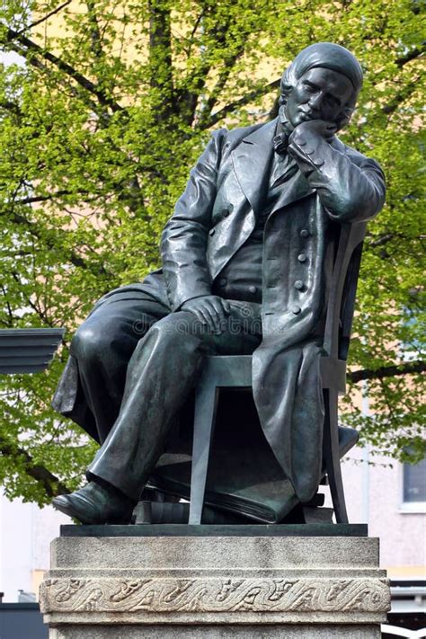 Zwickau Germany May 7 2023 Monument To Robert Schumann A German