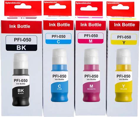 Amazon SPLENDIDCOLOR PFI050 PFI 050 Ink Cartridge Pigment Ink PFI