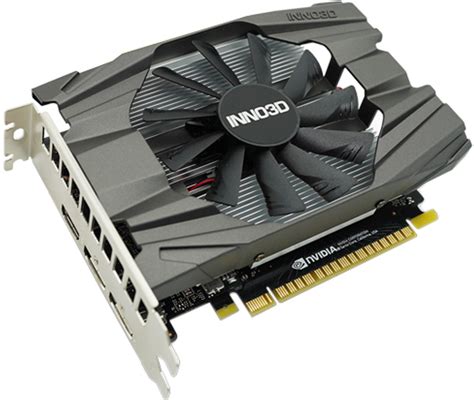 Видеокарта INNO3D PCI-Ex GeForce GTX 1630 Compact 4GB GDDR6 (64bit ...
