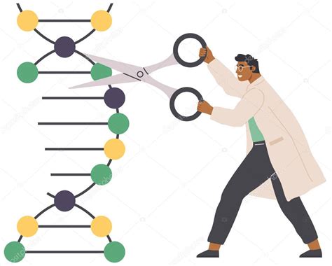 El hombre lleva a cabo experimentos con la estructura genética