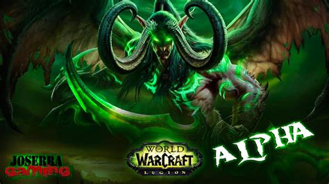 World Of Warcraft Legion Alpha 05 The Ashbringer Youtube