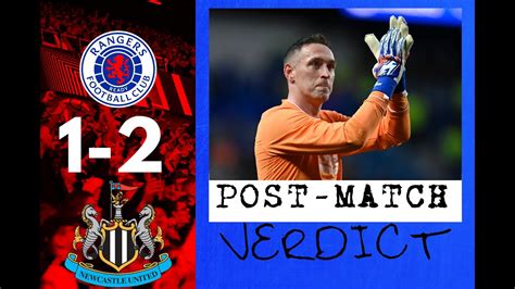 Rangers 1 2 Newcastle Post Match Q A YouTube