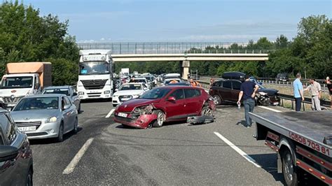 Anadolu Otoyolu Nda Zincirleme Trafik Kazas