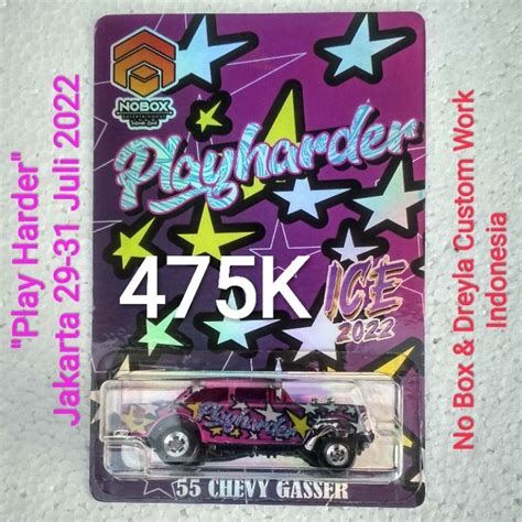 Jual Hot Wheels Chevy Bel Air Gasser Custom Play Harder Indonesia Exhibition Collector