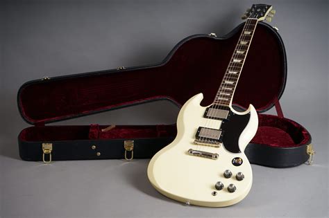 2010 Gibson Custom Shop Sg Standard 61 Reissue Vos Polaris White 265kg Guitarpoint