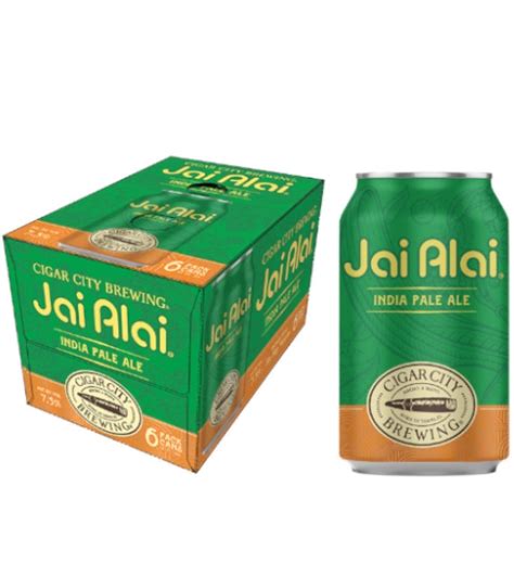 Cigar City Brewing - Jai Alai IPA 6pk can. MacArthur Beverages