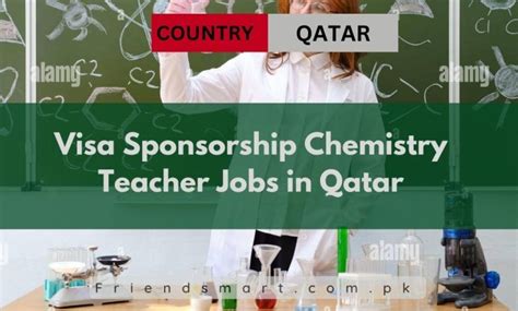 Visa Sponsorship Chemistry Teacher Jobs In Qatar