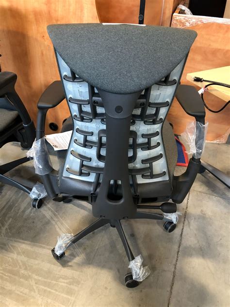 Herman Miller Embody Charcoal Greywhite Fully Adjustable Gaming Chair