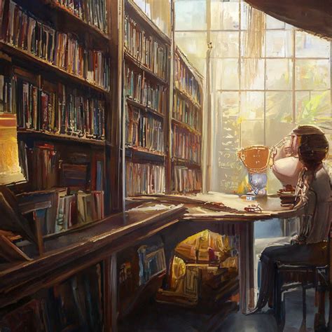 «День библиотекаря» — картинка создана в Шедевруме