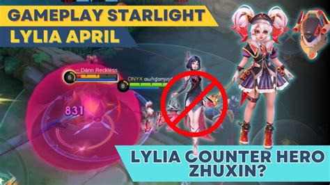 GAMEPLAY SKIN STARLIGHT LYLIA APRIL 2024 HERO INI JADI COUNTER HERO