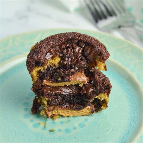 Easy Peanut Butter Cup Brookies Only 3 Ingredients And 30 Minutes