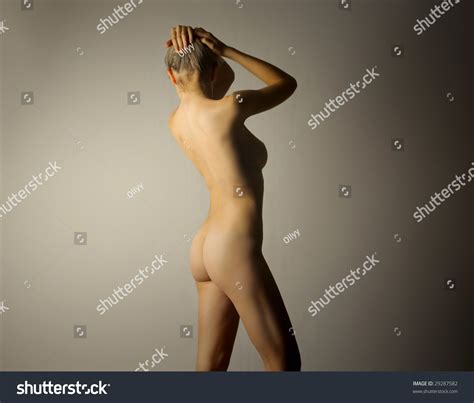 Back View Beautiful Naked Woman Stock Photo Shutterstock