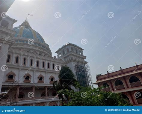 Beautiful View of the ISKCON Temple, Mayapur, West Bengal Editorial Stock Photo - Image of ...