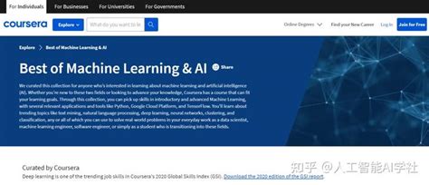 AI工具集(十二)之常用的AI学习网站 - 知乎