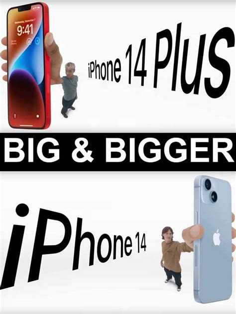 IPhone 14 IPhone 14 Plus Gets Big Bigger Apple Reveal That