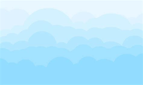 Simple blue cloud background. Vector illustration. 14374888 Vector Art ...