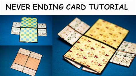 NEVER ENDING CARD TUTORIAL DIY YouTube