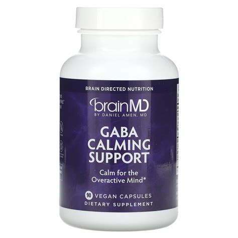 BrainMD Gaba Calming Support 90 Vegan Capsules