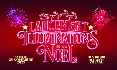 Noël à Allauch lancement des illuminations et feu dartifice Ville