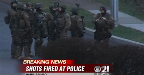 Shots Fired At Harrisburg Pennsylvania Police Manhunt Underway Cbs News