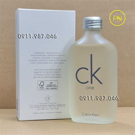 N C Hoa Calvin Klein Ck One Edt Ml Ch Nh H Ng M Pn