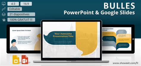 Modèles gratuits Google Slides et PowerPoint Infographie