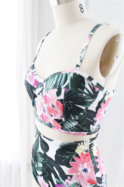 Pattern Hack Strappy Cindy Bikini Top With Underwire Ohhh Lulu