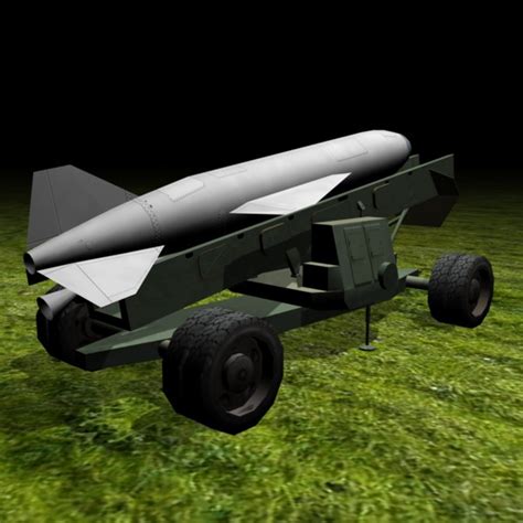 silkworm missile launcher 3d model