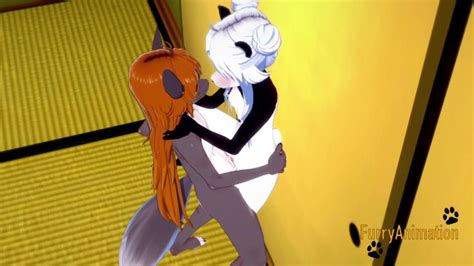 Furry Hentai 3D Yiff Grey Fox Panda Bear First Time Sex