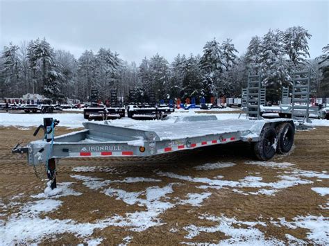 2022 Iron Bull 7x20 LowPro Galvanized Equipment Trailer W Stand Up