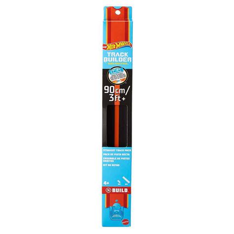Hot Wheels Track Builder Pista Recta Negra