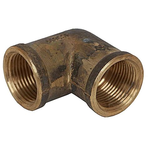 Brasshards Elbow Female And Female Brass 15mm