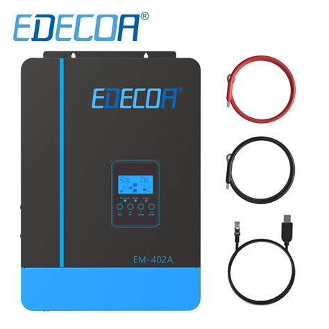 Edecoa Inversor Solar H Brido Controlador De Cargador Mppt De Onda