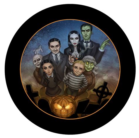 Addams Family Halloween Wreath Center Sign - Etsy