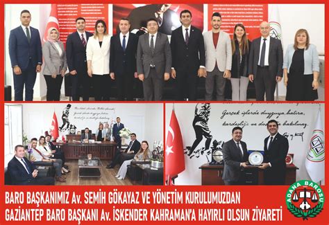 BARO BAŞKANIMIZ Av SEMİH GÖKAYAZ VE YÖNETİM KURULUMUZDAN GAZİANTEP