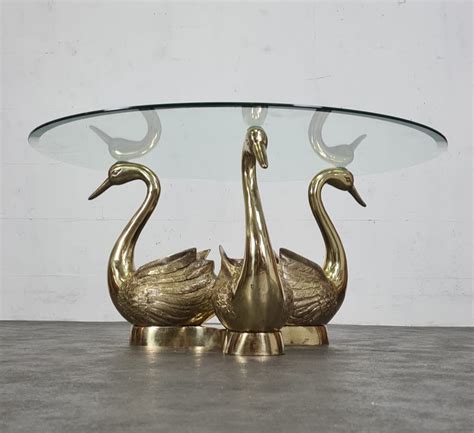 Vintage Brass Coffee Table 799 Whoppah