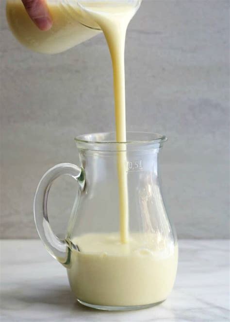 Homemade Sweetened Condensed Milk Recipe Pinch And Swirl