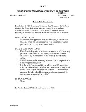 Fillable Online Docs Cpuc Ca Cpuc Dam Resolution Pdf Fax Email Print