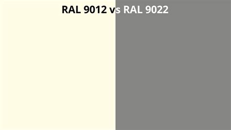 Ral 9012 Vs 9022 Ral Colour Chart Uk