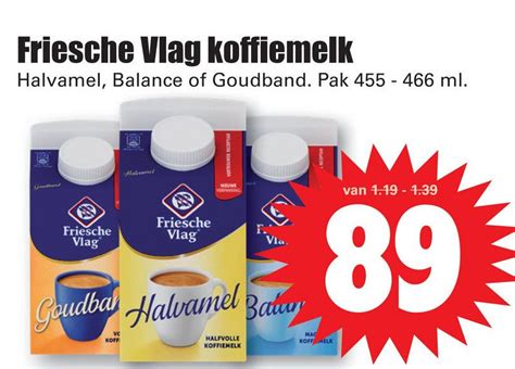 Friesche Vlag Koffiemelk Aanbieding Bij Dirk