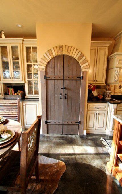 Trendy Arched Pantry Door Tuscan Design Tuscan Kitchen Tuscan