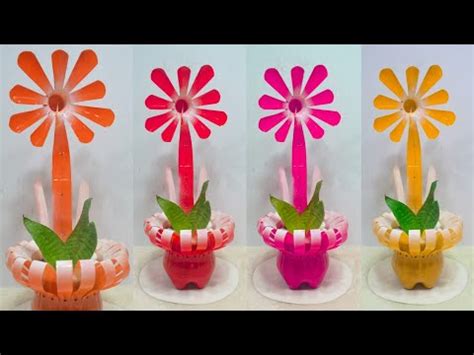 Flower Pot Decor With Unique Design Plastic Bottle Ideas Paano