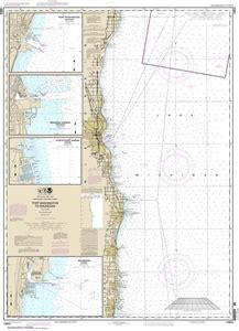 TheMapStore NOAA Charts Great Lakes Lake Michigan 14904 Port