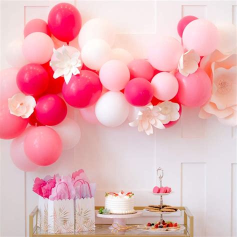 Pink Balloon Garland Balloon Garland Baby Shower Balloons - Etsy