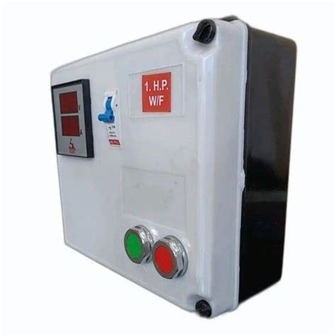 Single Phase 1 Hp Fibre Body Digital Submersible Pump Control Panel At