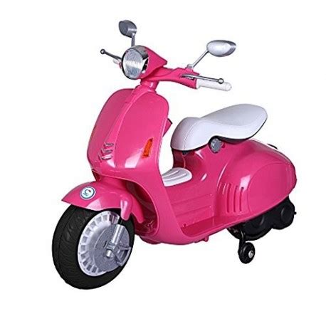 Colibri Mini Scooter Vespa Moto Elettrica Summer Rosa Suoni Luci V